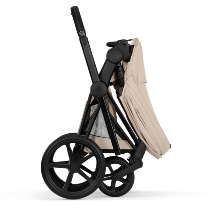 Cybex ePriam Style Collection Cozy Beige шасі Rosegold 5.0 коляска 2 в 1