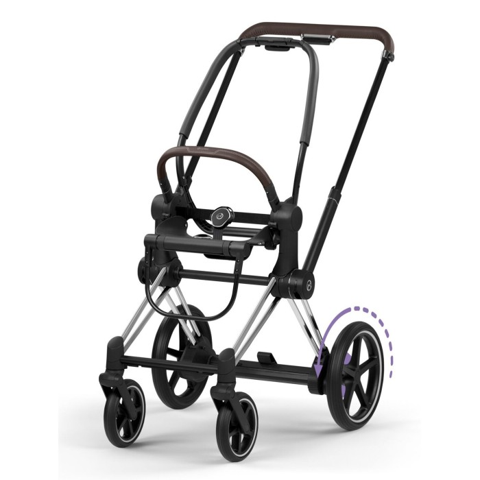 Коляска Cybex ePriam Style Collection Peach Pink шасі Chrome 5.0