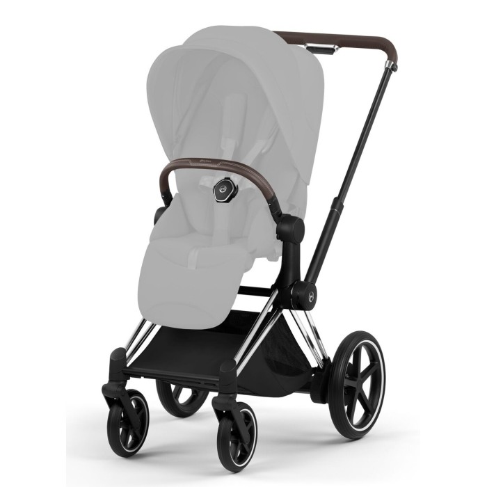 Коляска Cybex ePriam Style Collection Peach Pink шасі Chrome 5.0