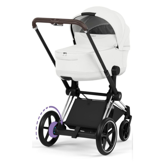 Cybex ePriam Style Collection Off White шасі Chrome 5.0 коляска 2 в 1