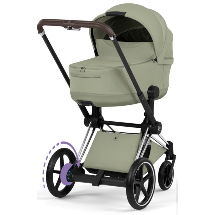 Cybex ePriam Style Collection Sage Green шасі Chrome 5.0 коляска 2 в 1