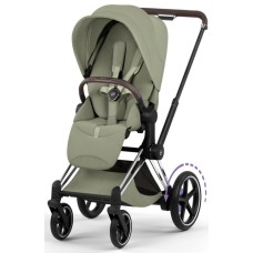 Коляска Cybex ePriam Style Collection Sage Green шасі Chrome 5.0
