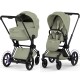 Cybex ePriam Style Collection Sage Green шасі Matt Balck 5.0 коляска 2 в 1