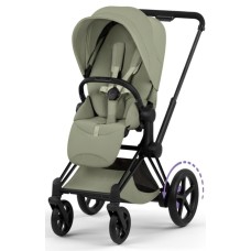 Коляска Cybex ePriam Style Collection Sage Green шасі Matt Balck 5.0