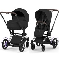 Cybex ePriam Style Collection Sepia Black шасі Chrome 5.0 коляска 2 в 1