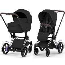 Cybex ePriam Style Collection Sepia Black шасі Chrome 5.0 коляска 2 в 1