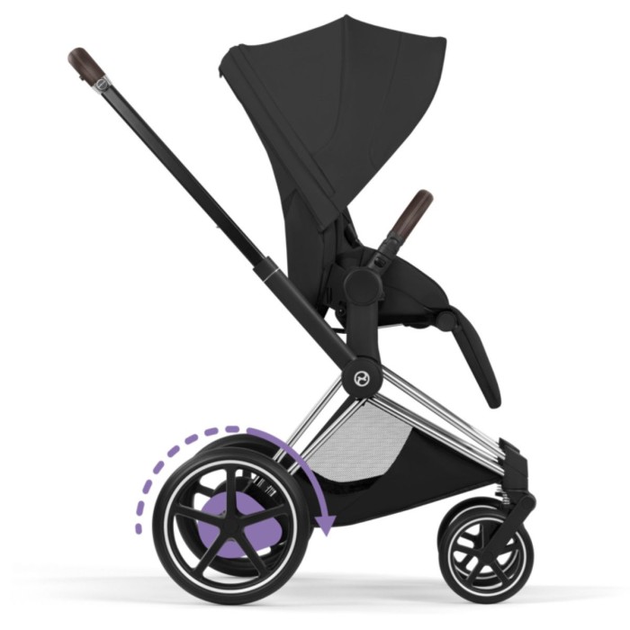Cybex ePriam Style Collection Sepia Black шасі Chrome 5.0 коляска 2 в 1