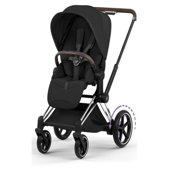 Cybex ePriam Style Collection Sepia Black шасі Chrome 5.0 коляска 2 в 1
