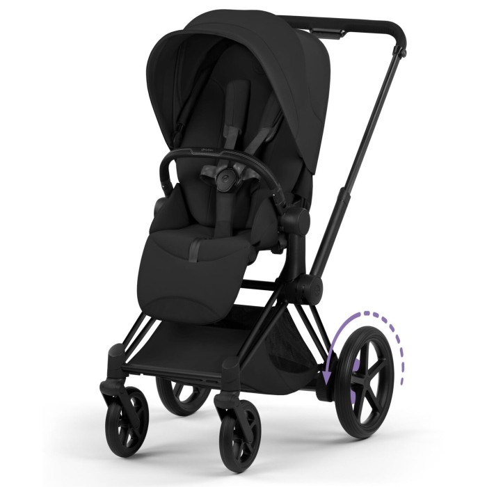 Cybex ePriam Style Collection Sepia Black шасі Matt Balck 5.0 коляска 2 в 1