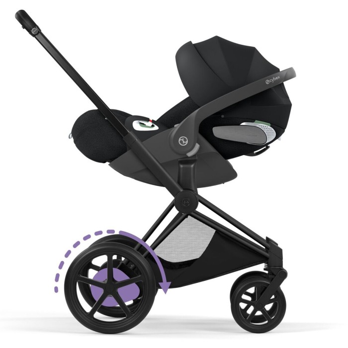 Cybex ePriam Style Collection Sepia Black шасі Matt Balck 5.0 коляска 2 в 1