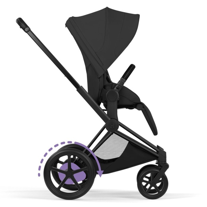 Cybex ePriam Style Collection Sepia Black шасі Matt Balck 5.0 коляска 2 в 1