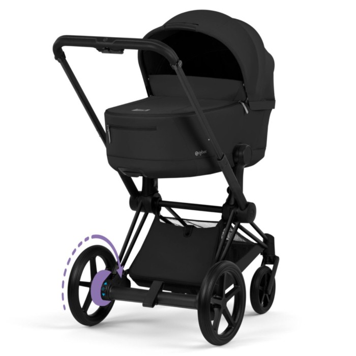 Cybex ePriam Style Collection Sepia Black шасі Matt Balck 5.0 коляска 2 в 1