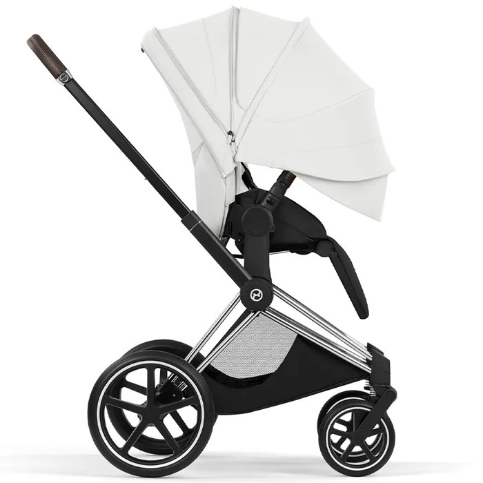 Коляска Cybex Priam Style Collection Off White шасі Chrome 5.0