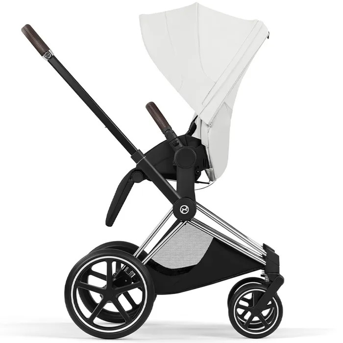 Коляска Cybex Priam Style Collection Off White шасі Chrome 5.0