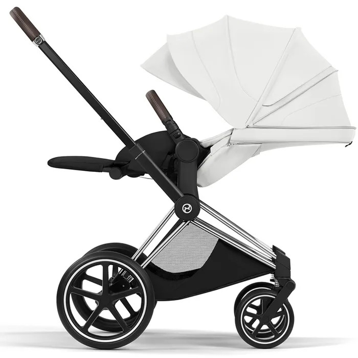 Коляска Cybex Priam Style Collection Off White шасі Chrome 5.0