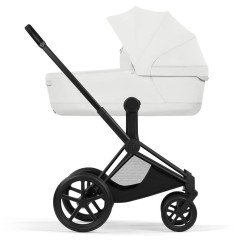 Cybex Priam Style Collection 5.0 коляска 1 в 1 люлька Off White + шасі Matt Black