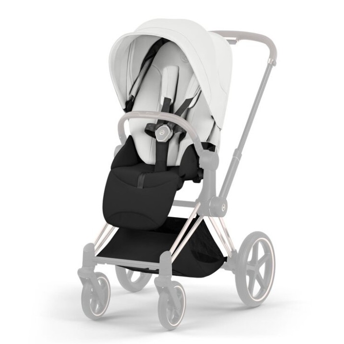 Cybex Priam Style Collection 5.0 Off White шасі Chrome коляска 2 в 1