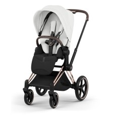 Коляска Cybex Priam Style Collection Off White шасі Rosegold 5.0