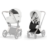 Cybex Priam Style Collection 5.0 Off White шасі Matt Black коляска 2 в 1