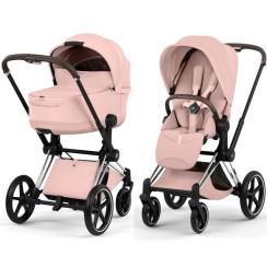 Cybex Priam Style Collection 5.0 Peach Pink шасі Chrome коляска 2 в 1