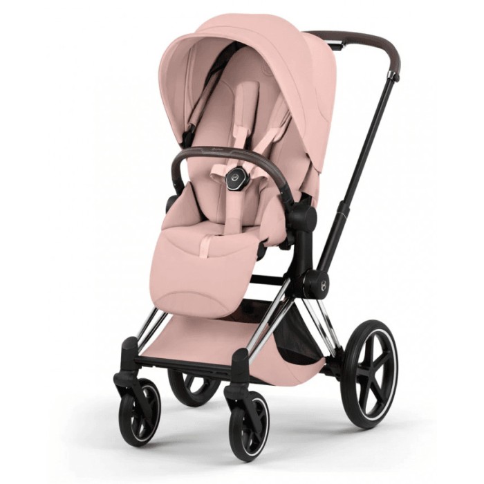 Cybex Priam Style Collection 5.0 Peach Pink шасі Chrome коляска 2 в 1
