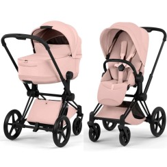 Cybex Priam Style Collection 5.0 Peach Pink шасі Matt Black коляска 2 в 1