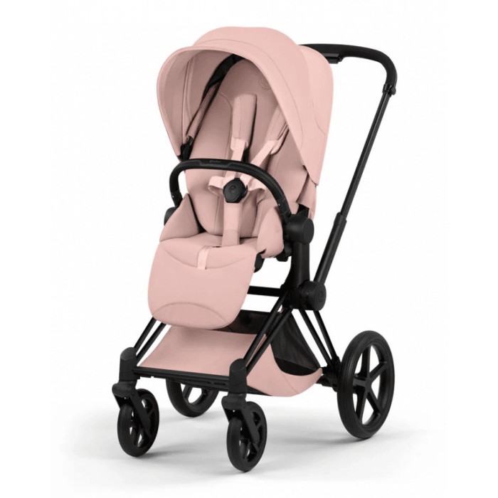 Cybex Priam Style Collection 5.0 Peach Pink шасі Matt Black коляска 2 в 1