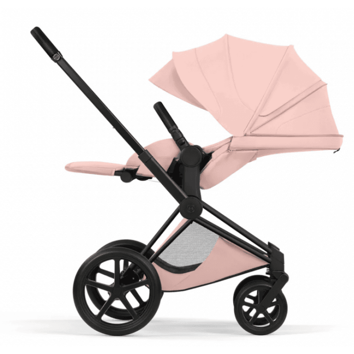 Cybex Priam Style Collection 5.0 Peach Pink шасі Matt Black коляска 2 в 1