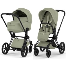 Cybex Priam Style Collection 5.0 Sage Green шасі Matt Black коляска 2 в 1