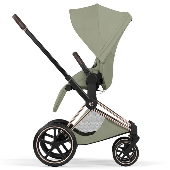 Cybex Priam Style Collection 5.0 Sage Green шасі Rosegold коляска 2 в 1