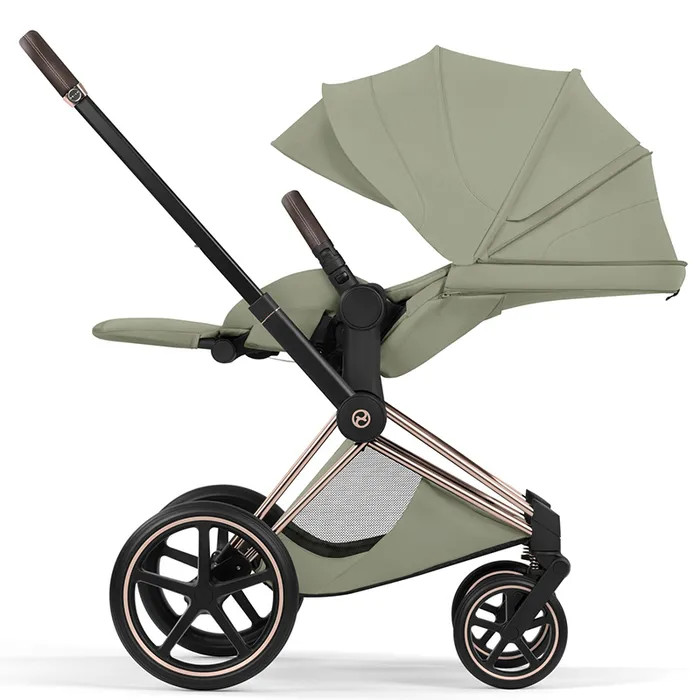 Cybex Priam Style Collection 5.0 Sage Green шасі Rosegold коляска 2 в 1