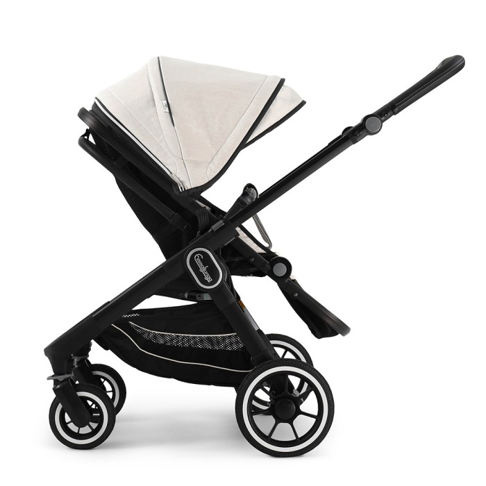 Коляска Emmaljunga NXT60 Black ERGO Lounge Beige 2 в 1