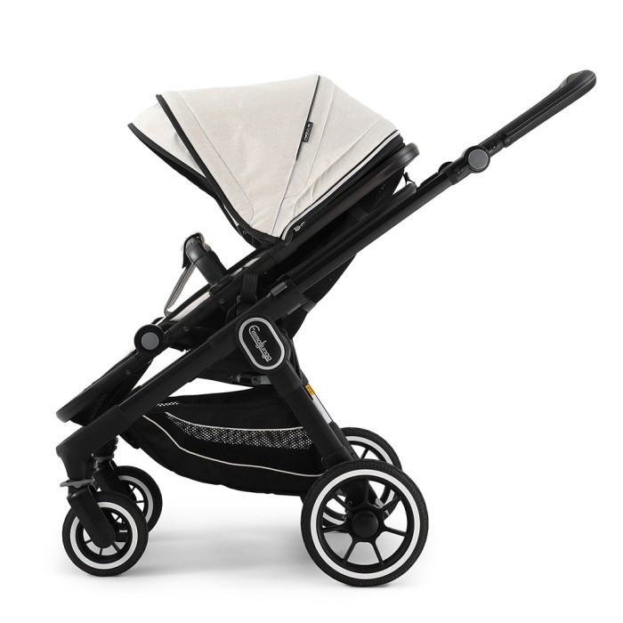Коляска Emmaljunga NXT60 Black ERGO Lounge Beige 2 в 1