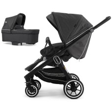 Коляска Emmaljunga NXT60 Black FLAT Lounge Black 2 в 1