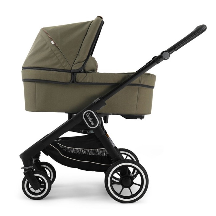 Коляска Emmaljunga NXT60 Black FLAT Outdoor Olive 2 в 1