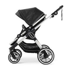 Прогулянкова коляска Emmaljunga NXT90 Silver ERGO Lounge Black