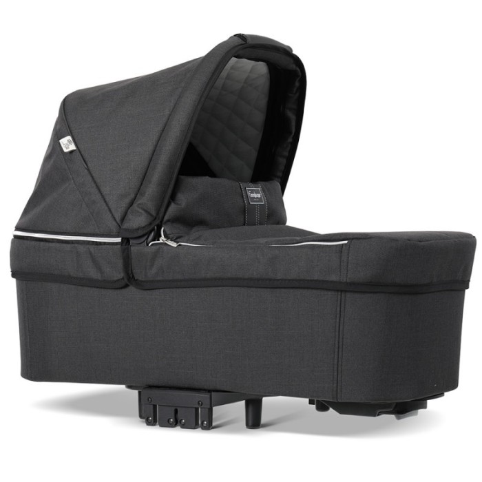 Коляска Emmaljunga NXT90 Black Outdoor AIR FLAT Lounge Black 2 в 1