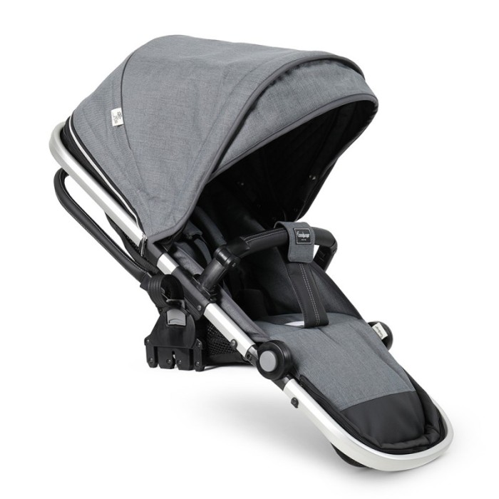 Коляска Emmaljunga NXT90 Black Outdoor AIR ERGO Lounge Grey 2 в 1