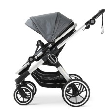 Прогулянкова коляска Emmaljunga NXT90 Silver ERGO Lounge Grey