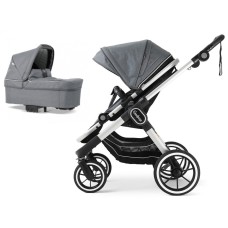Коляска Emmaljunga NXT90 Silver ERGO Lounge Grey 2 в 1