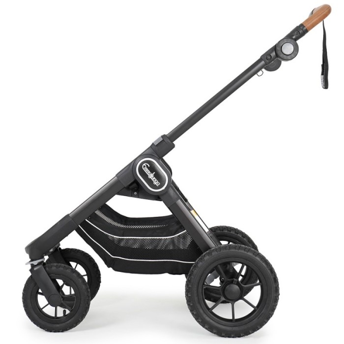 Прогулянкова коляска Emmaljunga NXT90 Black Outdoor AIR FLAT Lounge Grey