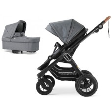 Коляска Emmaljunga NXT90 Black Outdoor AIR ERGO Lounge Grey 2 в 1