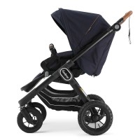 Прогулянкова коляска Emmaljunga NXT90 Black Outdoor AIR FLAT Outdoor Navy