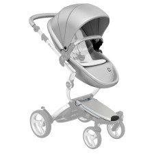 AS112500 - Basic set for Xari stroller (seat form, bassinet, canopy, hood, basket (2 pcs.), bumper, bumper cover, handle cover) - Argento
