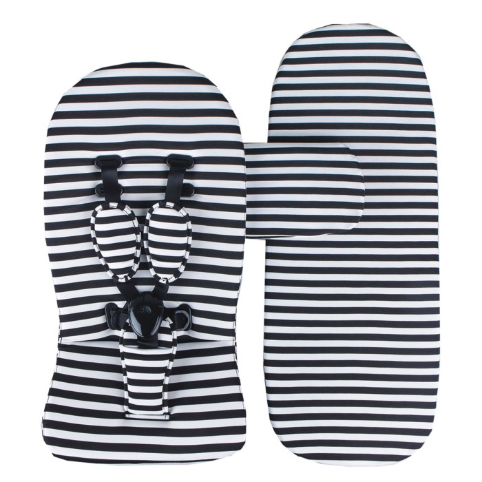Коляска Mima Xari Black&White шасі black BB стартовий набір Black&White