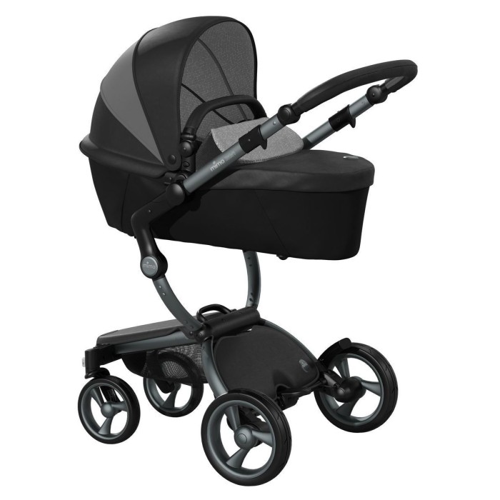 Коляска Mima Xari London Grey шасі Black BB стартовий набір London Grey