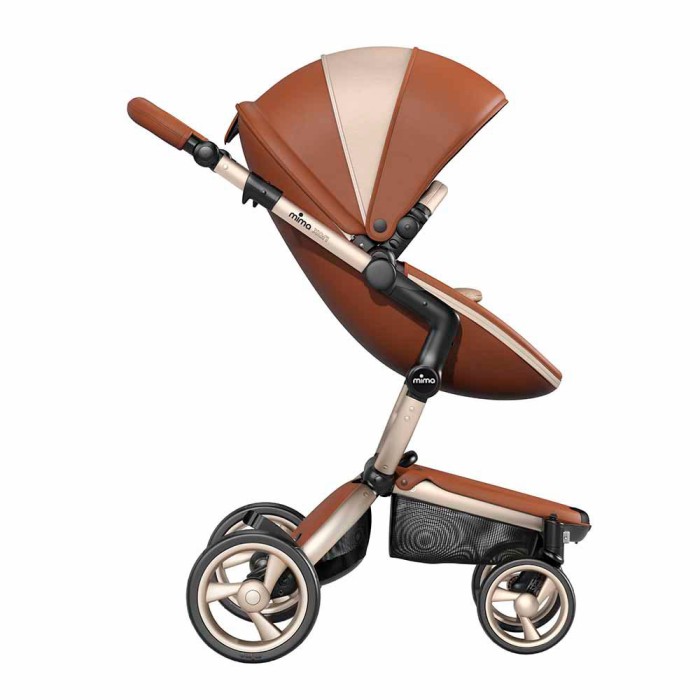 Коляска Mima Xari Camel шасі Rose Gold