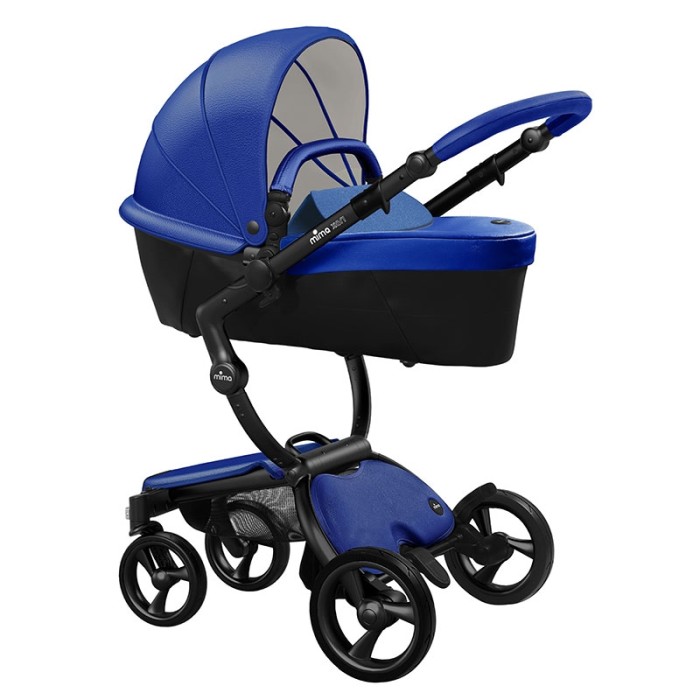 Коляска Mima Xari Royal Blue шасі Black BB стартовий набір Denim Blue