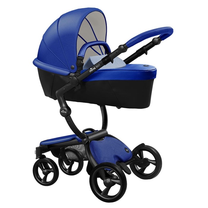 Коляска Mima Xari Royal Blue шасі Black BB стартовий набір Pixel Blue
