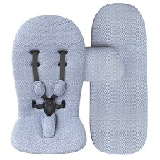 S103XB - Starter set (seat cover, seat belts, shoulder pads, mattress) - Pixel Blue